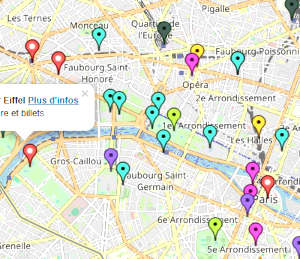 Attractions Paris